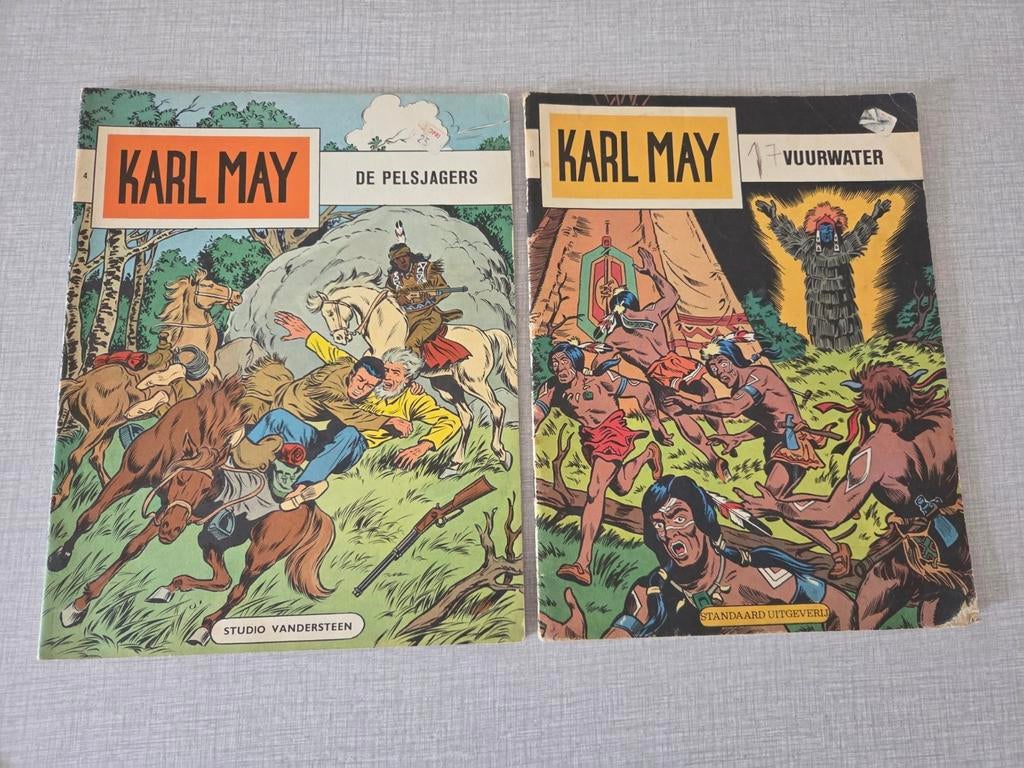 2 x Karl May., Boeken, Stripverhalen, Zo goed als nieuw, Meerdere stripboeken, Studio  Vandersteen, Ophalen of Verzenden