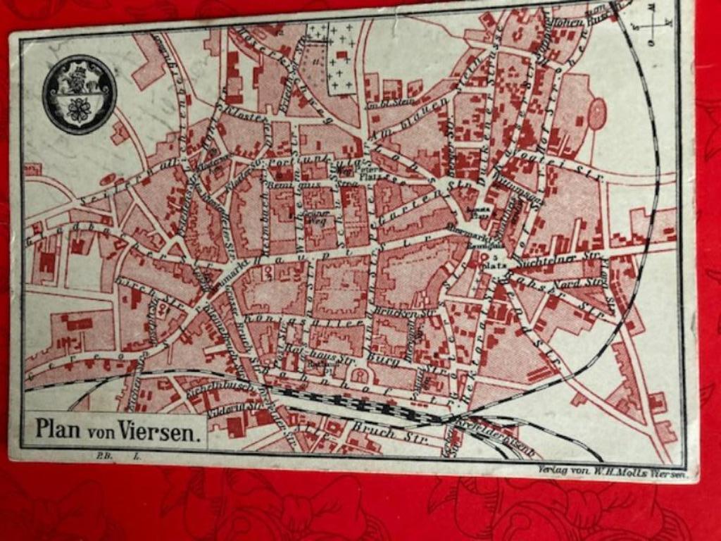 Viersen 1919 Postkarte, Ophalen of Verzenden, Voor 1920, Gelopen, Duitsland