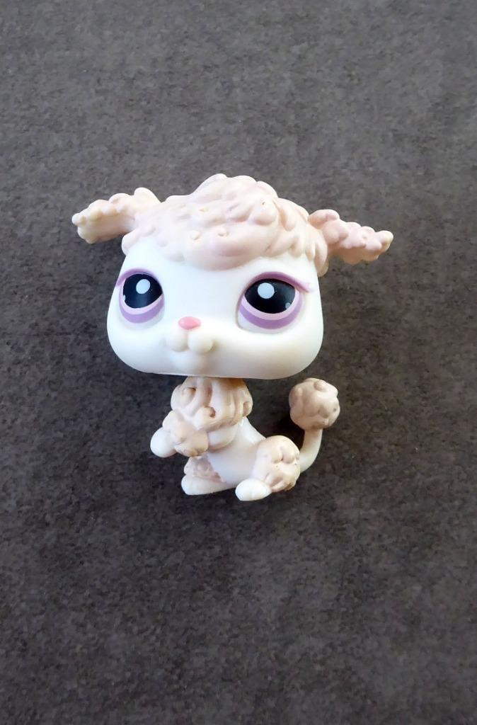Vintage - Littlest Pet Shop Poedle #390 - 5 cm - Hasbro 2007, Verzamelen, Poppetjes en Figuurtjes, Ophalen of Verzenden, Gebruikt