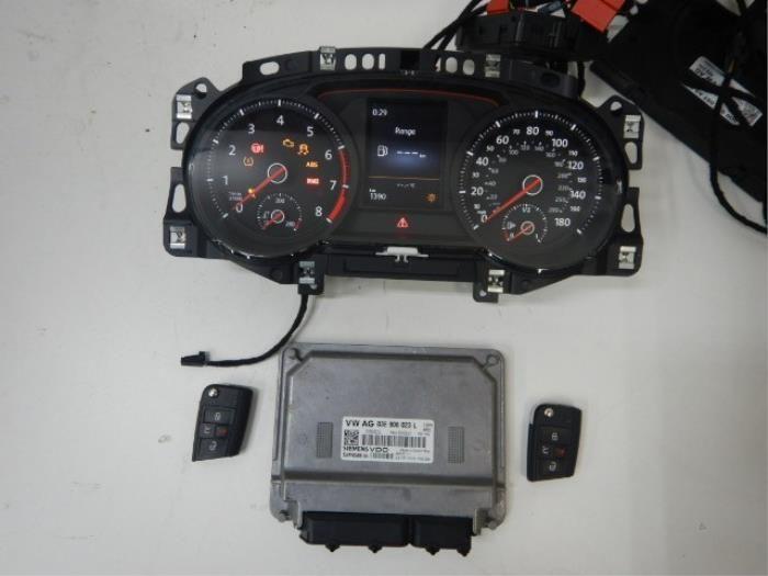 VW Golf 7 GTI USA Starterset ECU KM-Teller Sleutel, Ophalen of Verzenden, Gebruikt