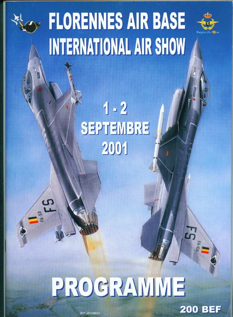 Florennes Airshow 2001, Ophalen of Verzenden, Luchtmacht, Boek of Tijdschrift