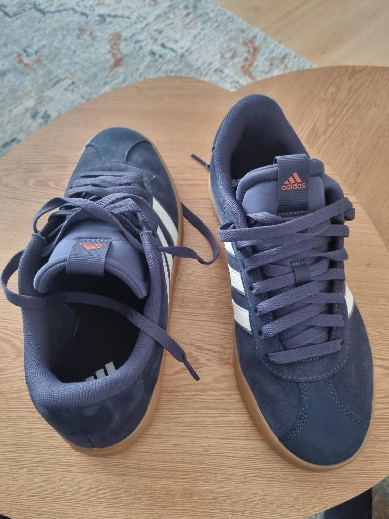 Adidas VL Court 3.0 navy blue, Comme neuf, Bleu, Baskets, Enlèvement