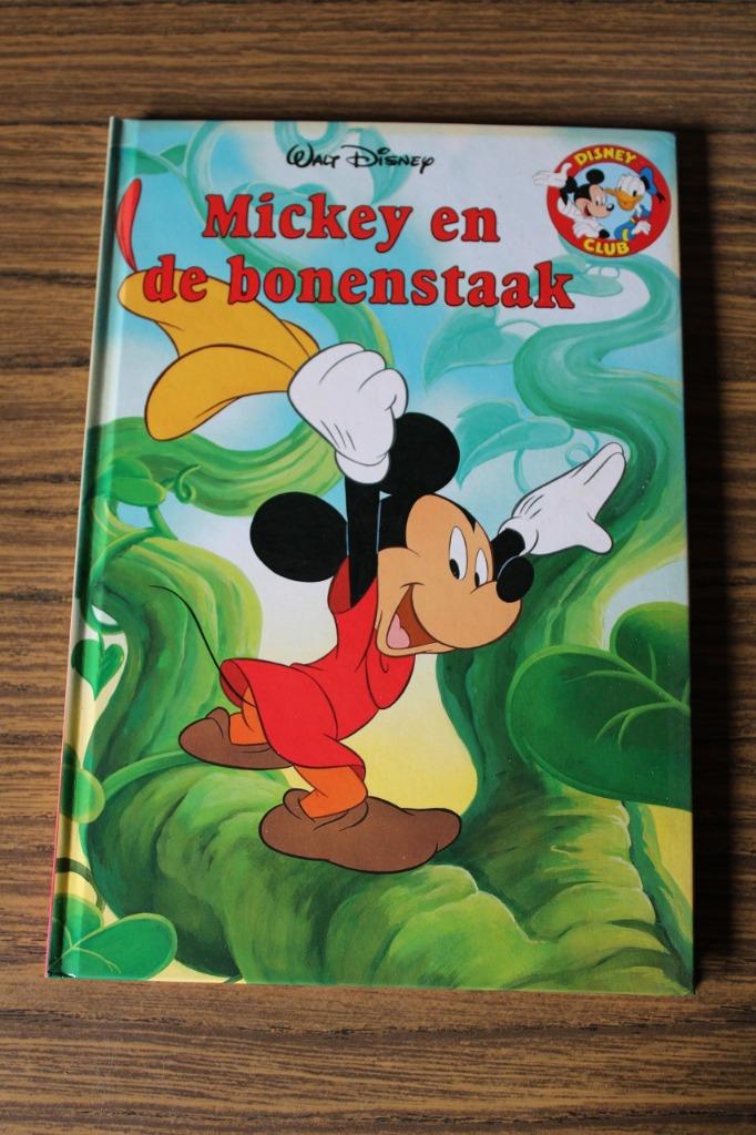 Disney boekenclub Mickey en de bonenstaak (boek en cd), Gelezen, Walt Disney, Ophalen of Verzenden, Sprookjes