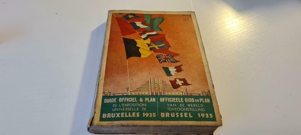 officiëlee gids en plan wereldtentoonstelling 1935, Ophalen of Verzenden