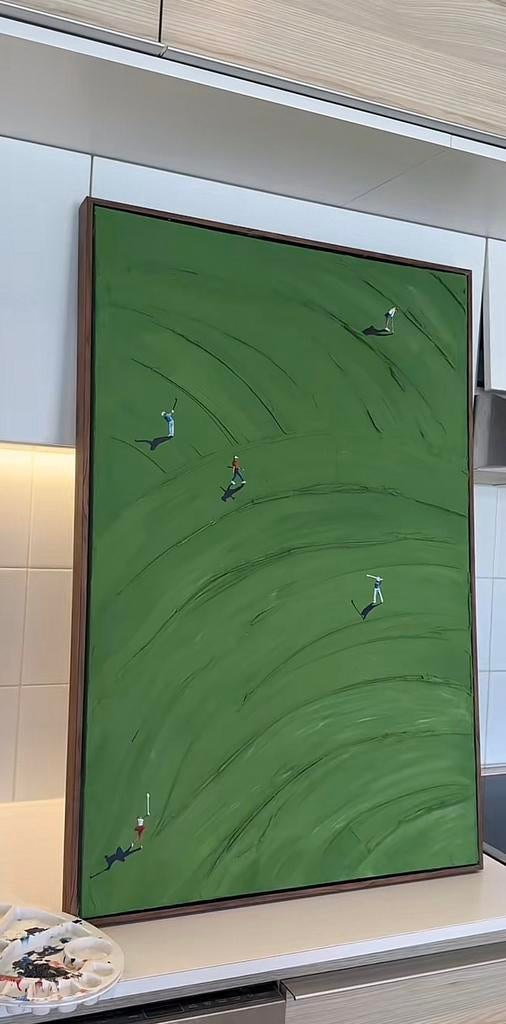 Tableau fait main – peinture acrylique, Antiek en Kunst, Kunst | Schilderijen | Modern, Ophalen