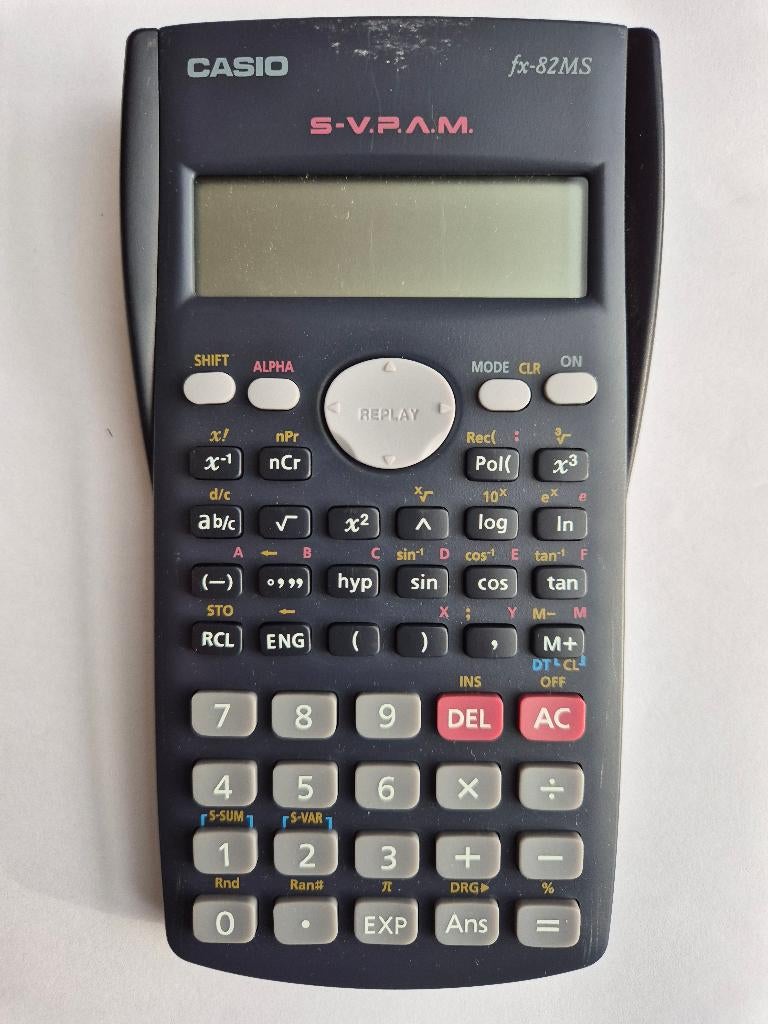 wetenschappelijk rekenmachine Casio fx-82MS-2, Ophalen of Verzenden, Gebruikt
