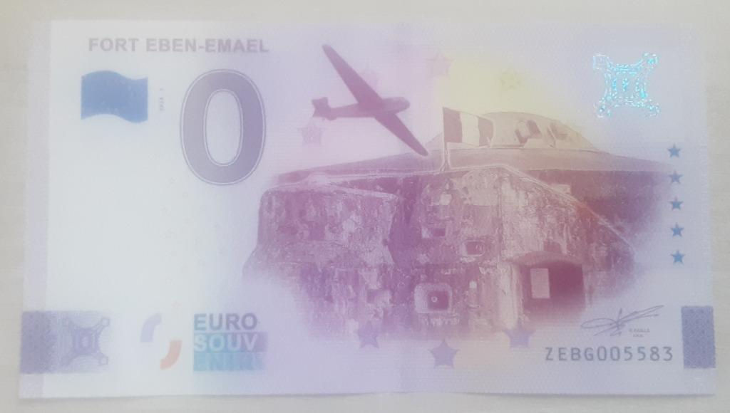 Billet 0 euro Fort Eben-Emael, Verzenden