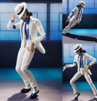 Figurine articulée de Michael Jackson blanche (14 cm), Collections, Musique, Artistes & Célébrités, Neuf, Poupée, Figurine ou Miniature