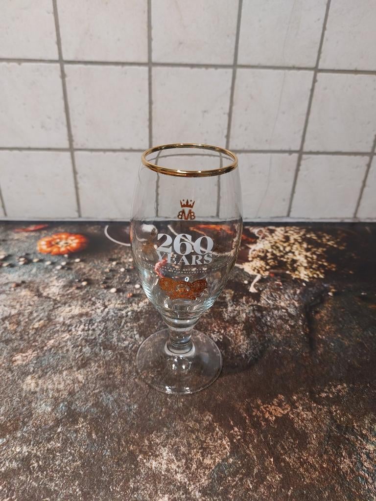 260 jaar brouwerij martens pils Bocheld, Verzamelen, Glas en Drinkglazen, Ophalen of Verzenden, Zo goed als nieuw, Bierglas