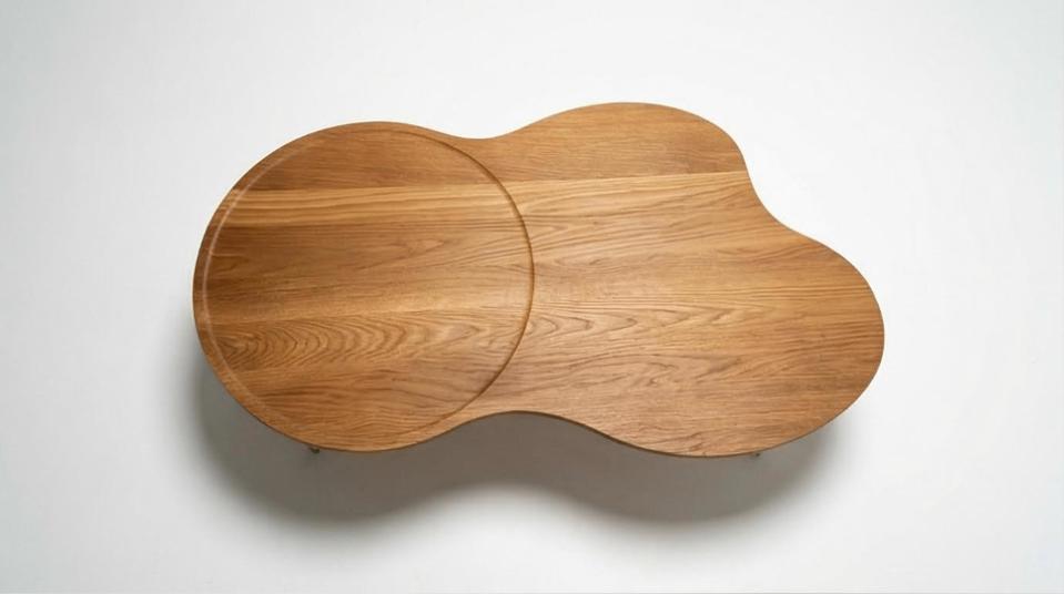 Salontafel met organische vorm - Nieuw gemaakt, Huis en Inrichting, 100 tot 150 cm, Nieuw, Overige vormen, Minder dan 50 cm