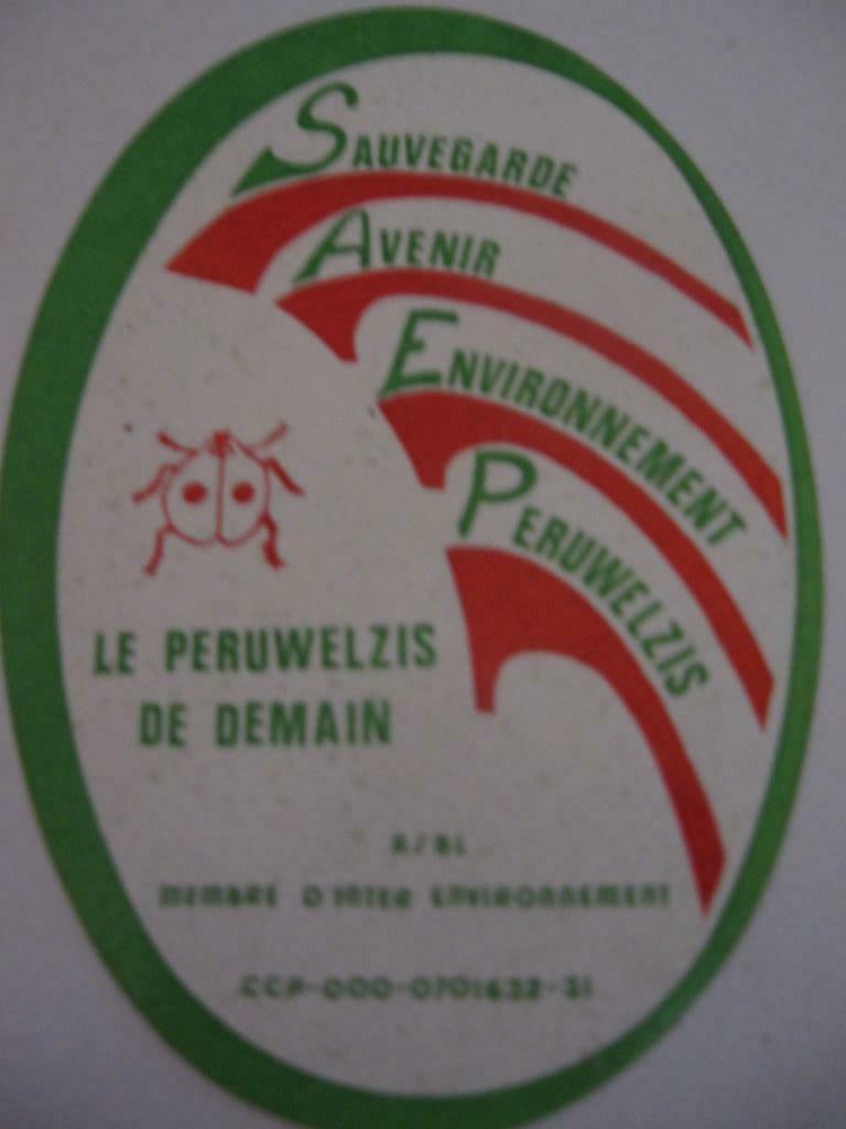 Sticker Le Peruwelzis de Demain., Enlèvement ou Envoi, Neuf, Animal et Nature