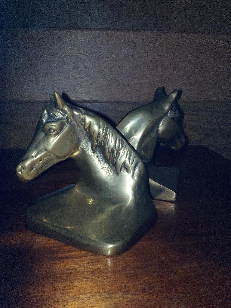 serre livre cheval laiton/cuivre, Maison & Meubles, Armoires | Casiers, Enlèvement ou Envoi