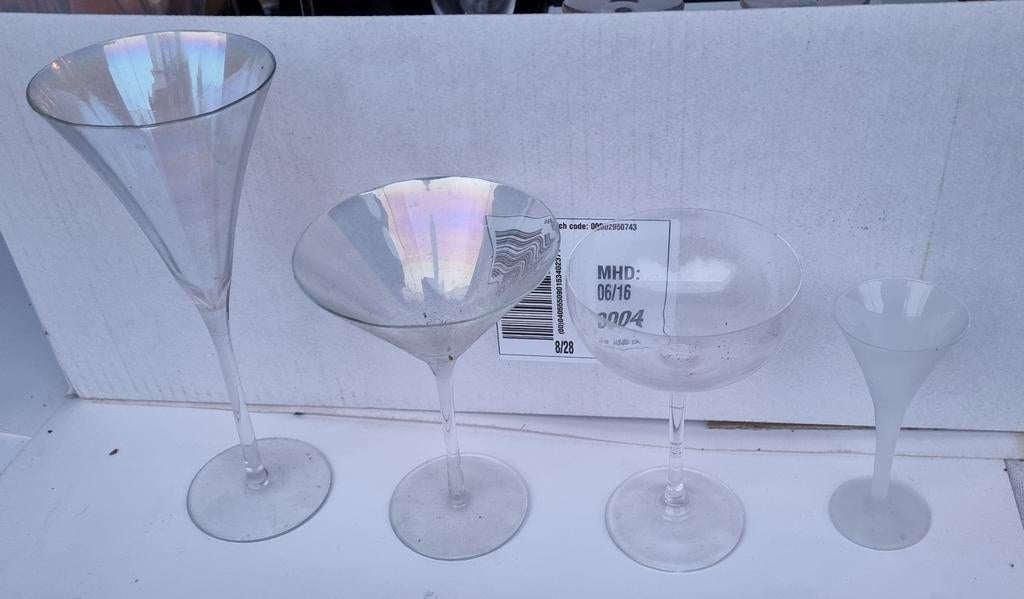 Speciale cava glazen, Enlèvement