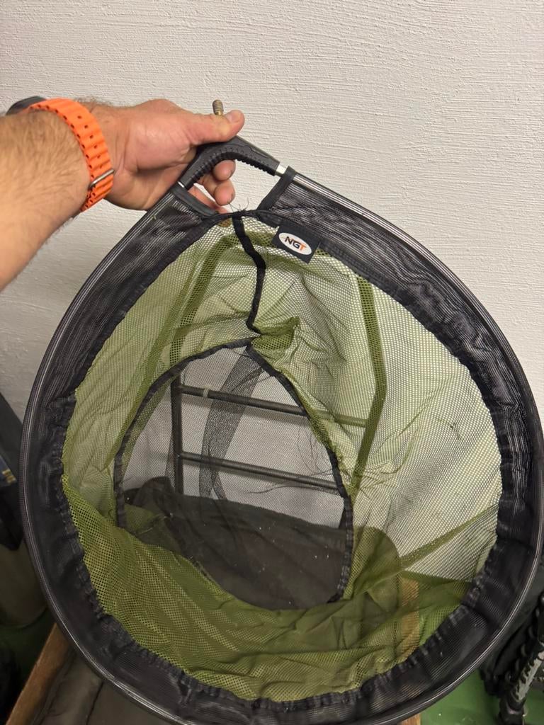 Allerlei vismateriaal., Ophalen, Gebruikt
