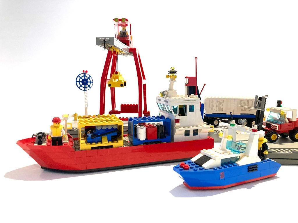 Lego 6542 Haven met kraan, Ophalen, Gebruikt, Complete set, Lego