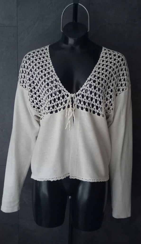 Gilet bohème vintage, Enlèvement ou Envoi, Taille 38/40 (M)