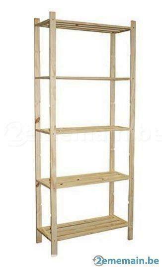 Étagère Rangement en Bois, Enlèvement ou Envoi, Utilisé