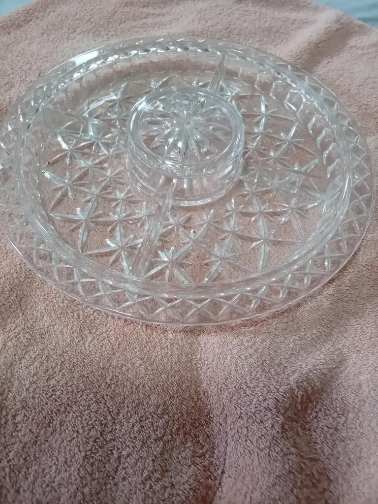 ancien plat à 5 compartiments pour l'apéritif, Enlèvement ou Envoi