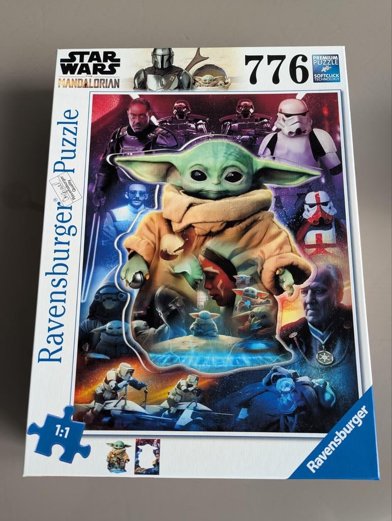 Puzzle Ravensburger Mandalorian Grogu 776 pièces neuf, Hobby & Loisirs créatifs, Enlèvement ou Envoi, Comme neuf