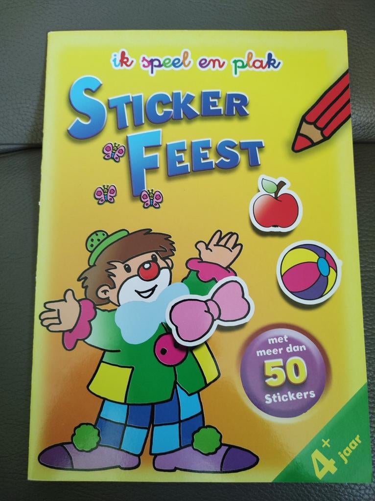 Stickerboek met educatieve spelletjes, nieuw, Kinderen en Baby's, Ophalen of Verzenden, Nieuw