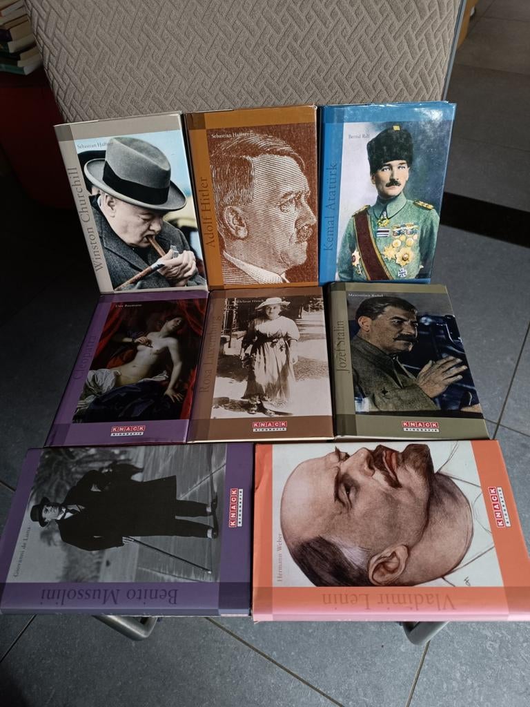 8 biografieën in de serie van Knack biografie, Ophalen of Verzenden