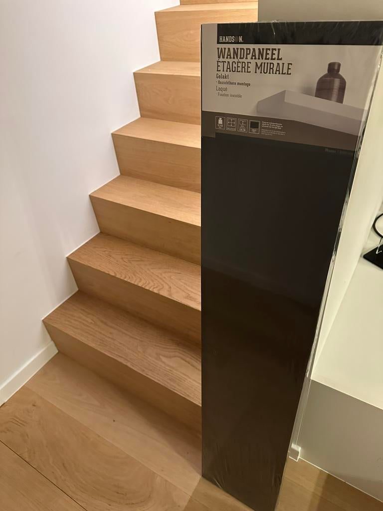 Gelakt wandpaneel zwart Handson !nieuw!, Huis en Inrichting, Ophalen, Nieuw