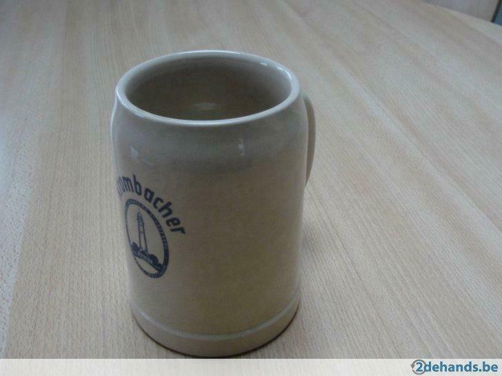 Bierpot  "Krombacher Brauerei Bernhard Schadeberg" Westfalen, Verzamelen, Ophalen of Verzenden, Gebruikt
