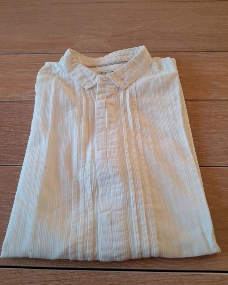Chemise blanche Cyrillus 152, Enfants & Bébés, Garçon, Enlèvement ou Envoi, Chemise ou À manches longues, CYRILLUS