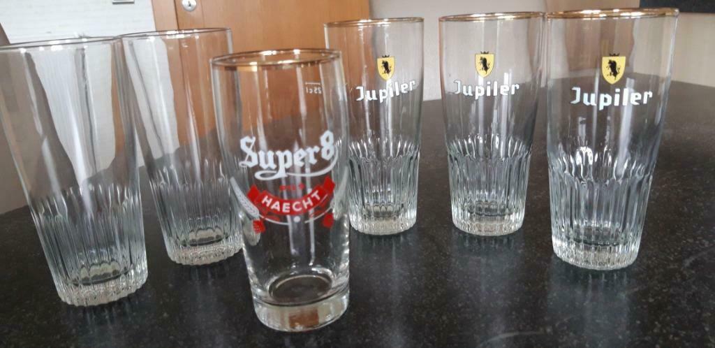VERRES A BIERE, Enlèvement ou Envoi, Utilisé, Autres styles, Verre ou Verres