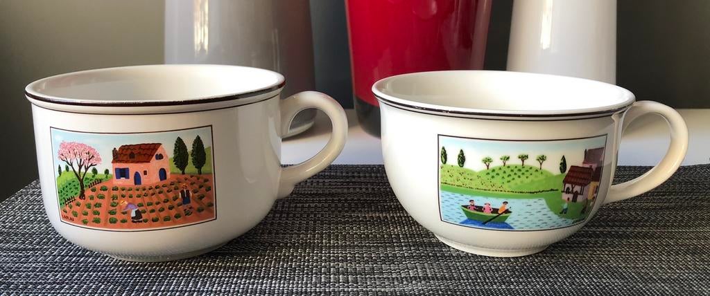 Gobelets Villeroy & Boch Design Naif XL, Enlèvement ou Envoi, Comme neuf, Porcelaine