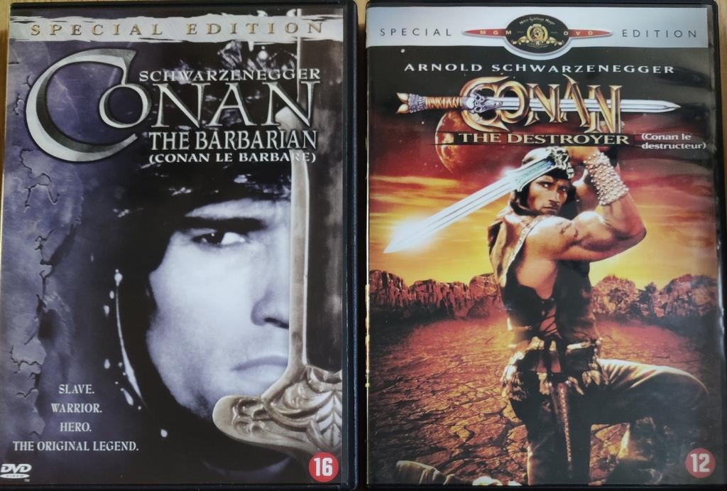 Conan The Barbarian + Destroyer (1984) DVD, Enlèvement ou Envoi