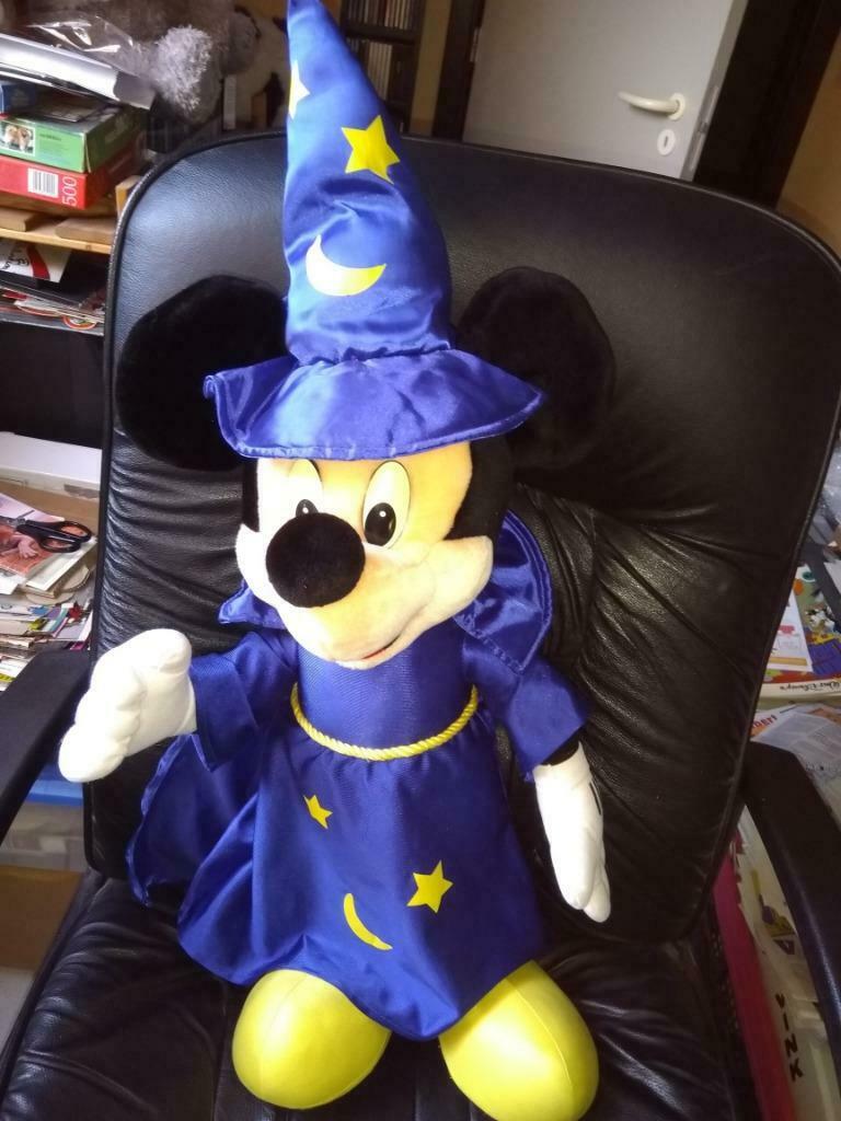 Mickey Mouse als tovenaar - knuffel, Ophalen of Verzenden