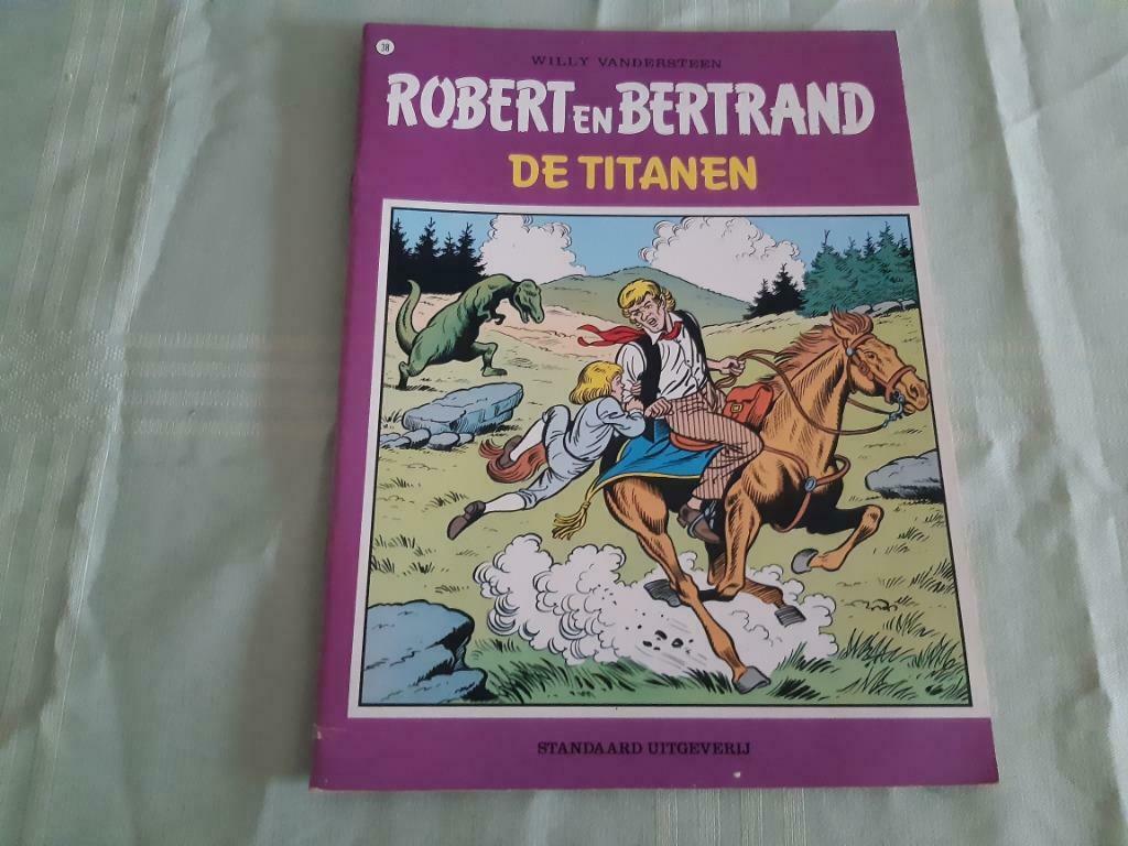 Robert en Bertrand.38.De titanen., Boeken, Eén stripboek, Ophalen of Verzenden, Gelezen