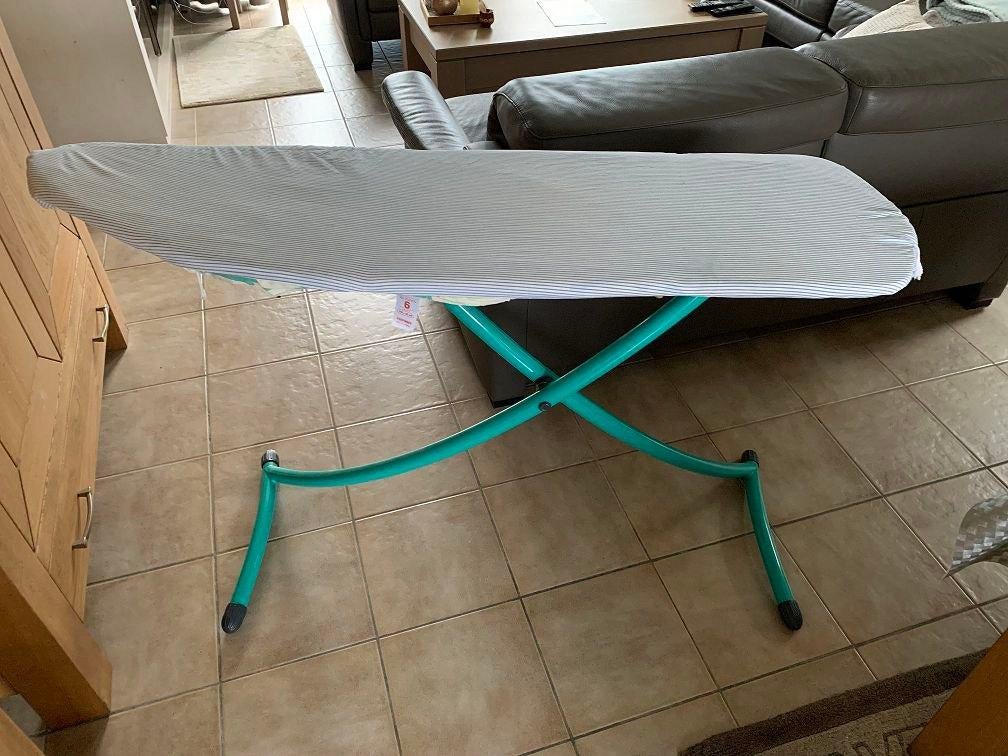 extra brede strijkplank Leifheit 140x40cm, Elektronische apparatuur, Strijkijzers en Strijkplanken, Ophalen, Gebruikt