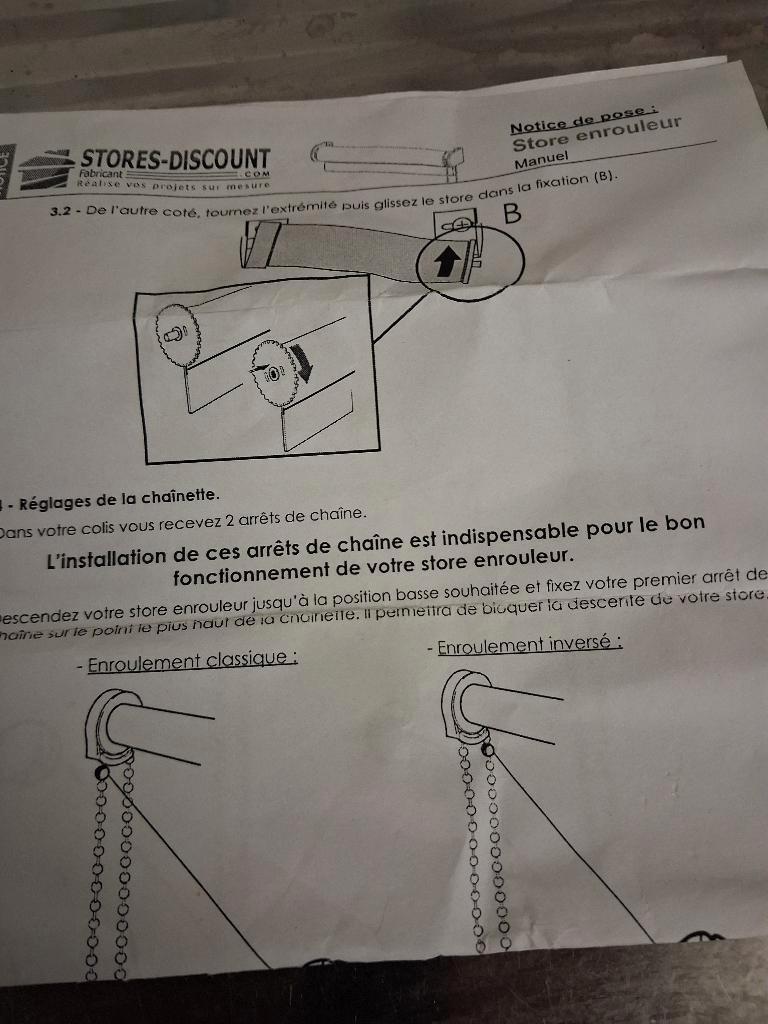 Store occultant, Maison & Meubles, Neuf, Gris, Enlèvement, 200 cm ou plus