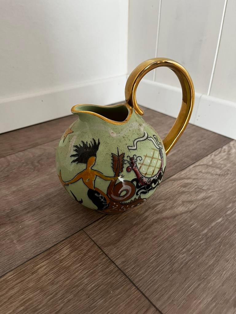 Boch Raymond Chevalier Art deco vaas, Ophalen of Verzenden