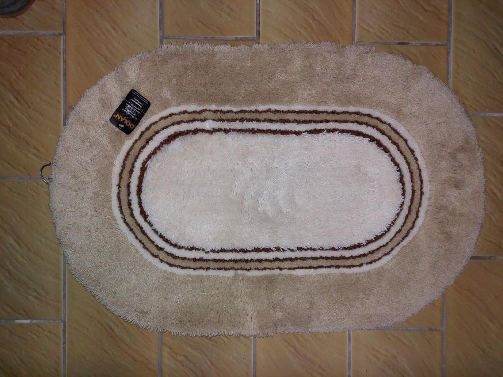 Badmat - Toiletmat, Ophalen, Nieuw, Beige, Badmat