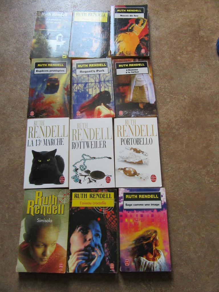 E 12 romans Ruth Rendell, Ophalen, Gelezen