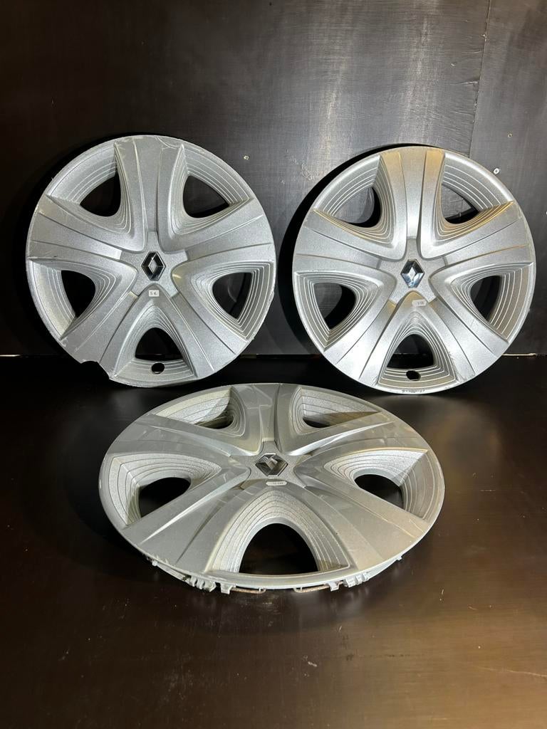 3 enjoliveurs d’origine Renault clio 16", Autos : Divers, Enjoliveurs, Enlèvement ou Envoi, Utilisé
