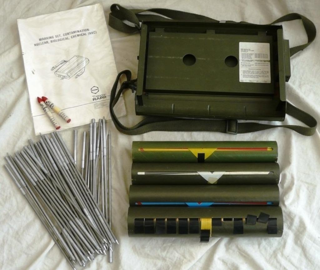 Markering Marking Set NBC ABC Bundeswehr West-Duits, 1984(2), Collections, Enlèvement ou Envoi, Armée de terre, Autres types
