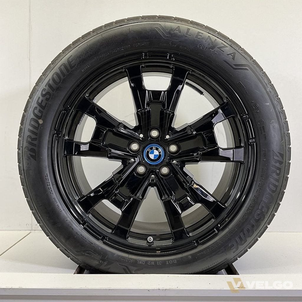 BMW IX3 G08 SET VELGEN + ZOMERBANDEN 19 INCH ORIG. 842, Autos : Pièces & Accessoires, Pneus et Jantes, 245 mm, Véhicule de tourisme