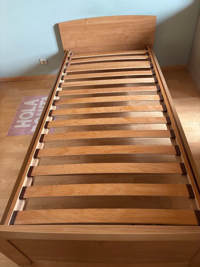 1 persoonsbed, Ophalen, Gebruikt, 90 cm, Eenpersoons