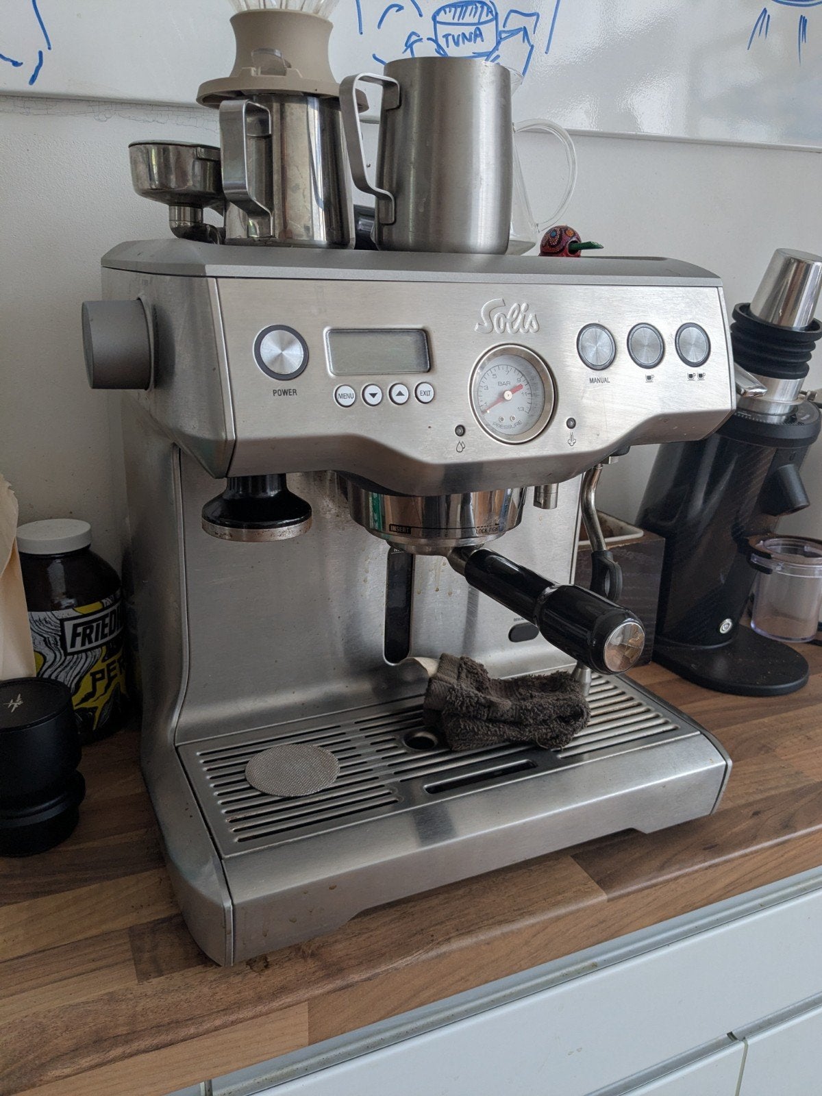 Solis Triple Heat / Sage Dual Boiler 920XL machine à café, Electroménager, Enlèvement ou Envoi