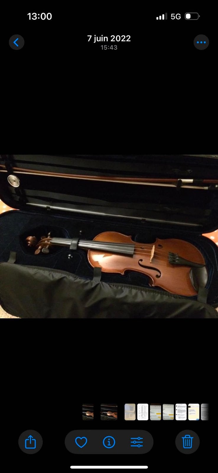 Violon 4/4 – Copie Nicolaus Amati – Excellent état, Musique & Instruments, Enlèvement, Comme neuf, Violon 4/4, Violon