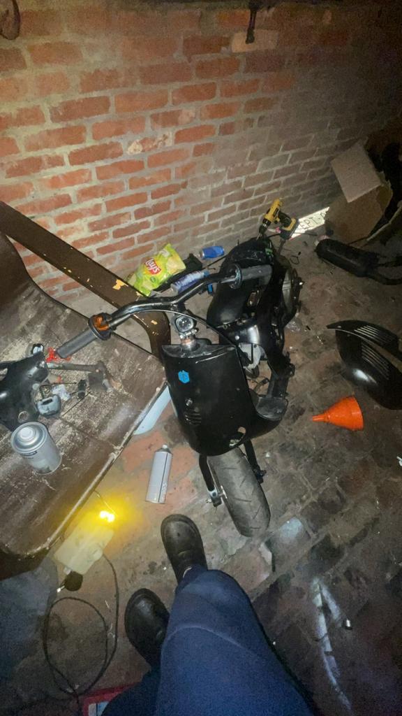 Mini vespa et 2 pocketbike, Fietsen en Brommers, Ophalen, Gebruikt, Overige typen, 50 cc