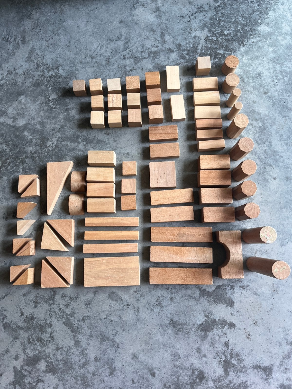Houten blokken, Kinderen en Baby's, Ophalen, Gebruikt