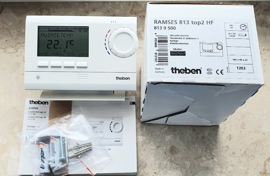 Nw Theben RF-klokthermostaat Ramses 813 Top2 HF, Ophalen of Verzenden, Nieuw