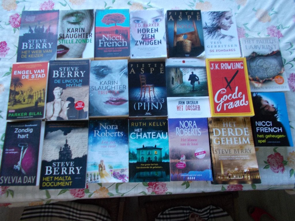116 spannende en ontspannende boeken, Boeken, Avontuur en Actie, Ophalen of Verzenden
