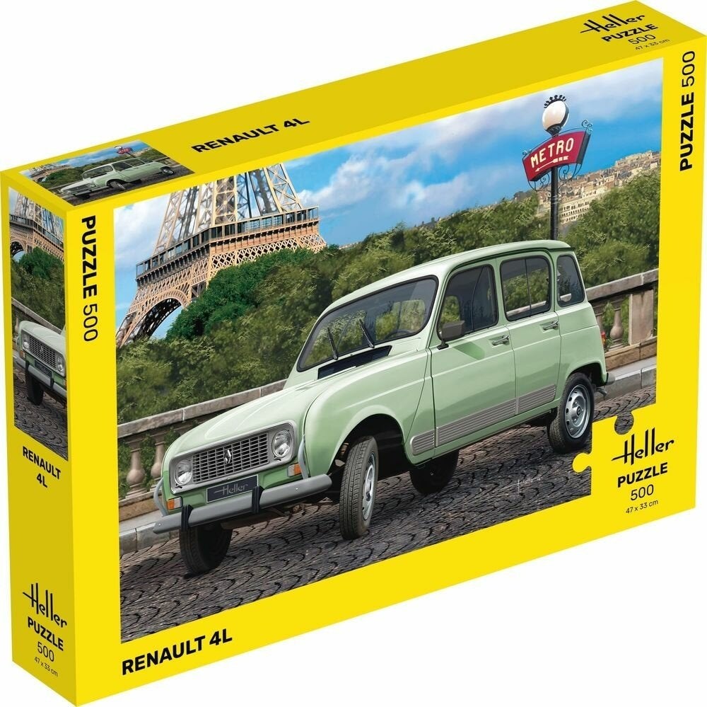 Puzzel 500 stuks Renault 4L Heller, Enlèvement ou Envoi, 500 à 1500 pièces, Neuf