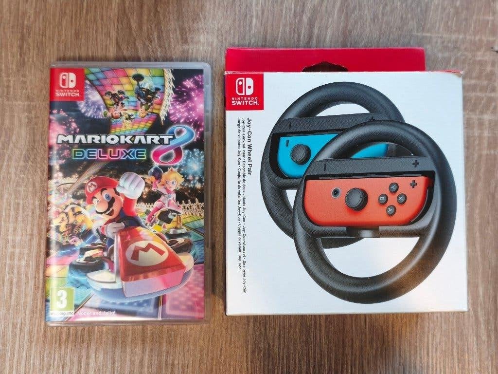 Mario Kart 8 Switch met stuurtjes ook te ruil, Enlèvement ou Envoi, Comme neuf